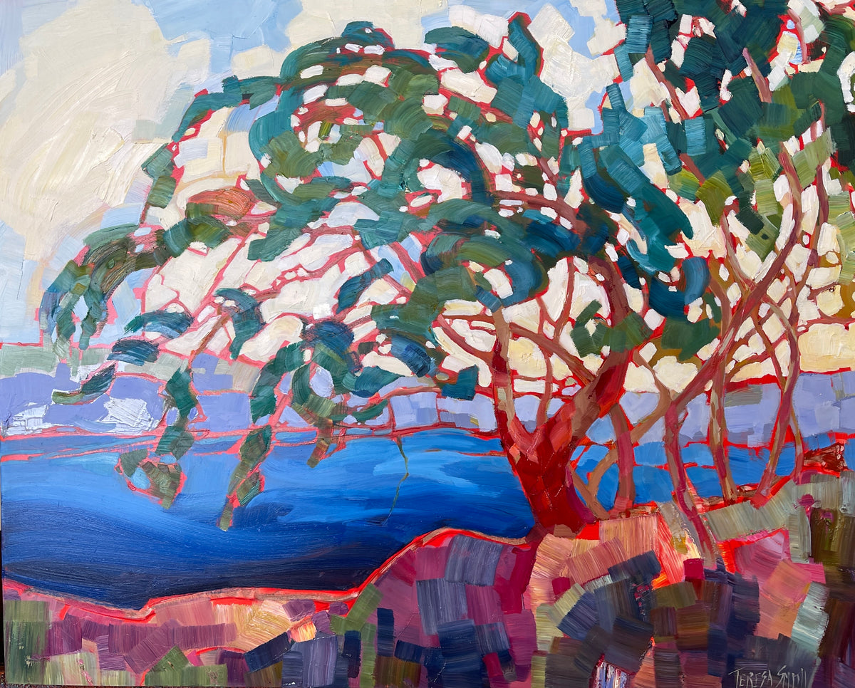 TS-2418 Walk the Shore 16 x 20 oil on board