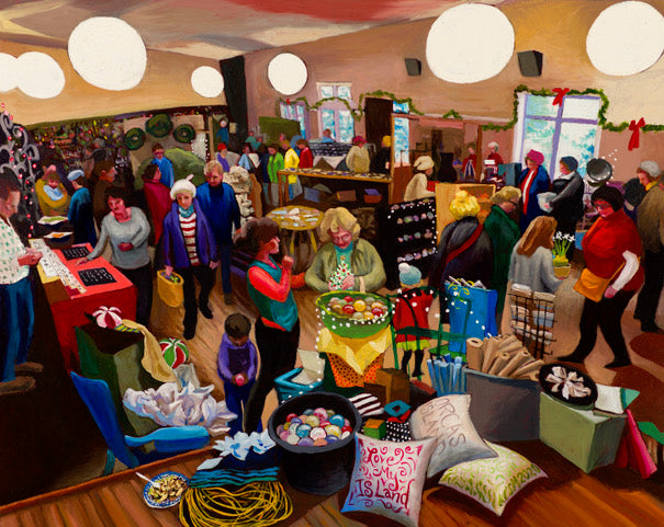 SM-59 "Odd Fellows Christmas" 2020 16" x 20" original