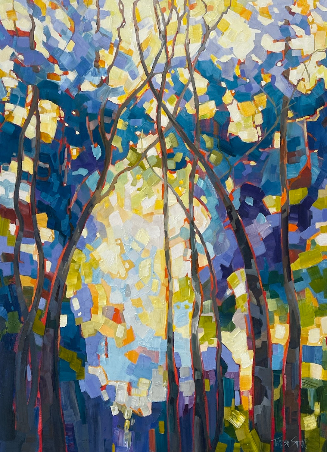 TS-2403 Cathedral in the Woods 40 x 30 oil on canvas