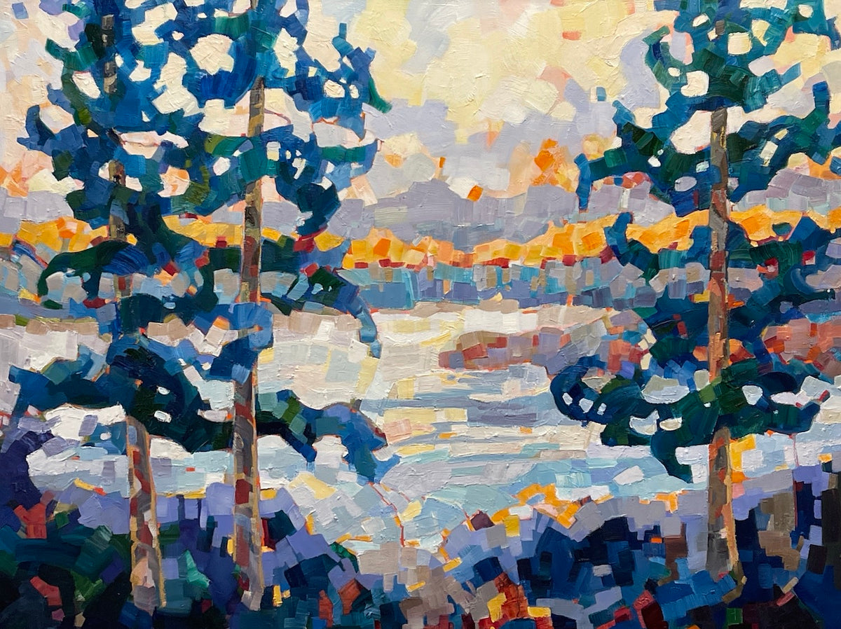 TS-2402 Currents 30 x 40 oil on canvas