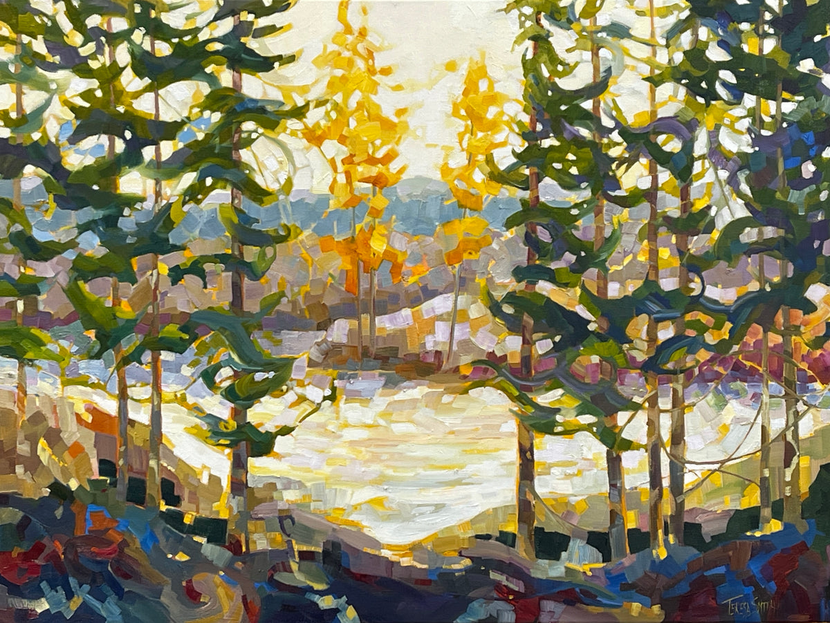 TS-2414 Enchanted Forest 30 x 40 oil on canvas