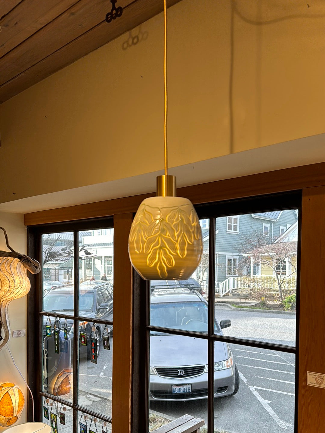 ED-2406 pendant lamp white porcelain