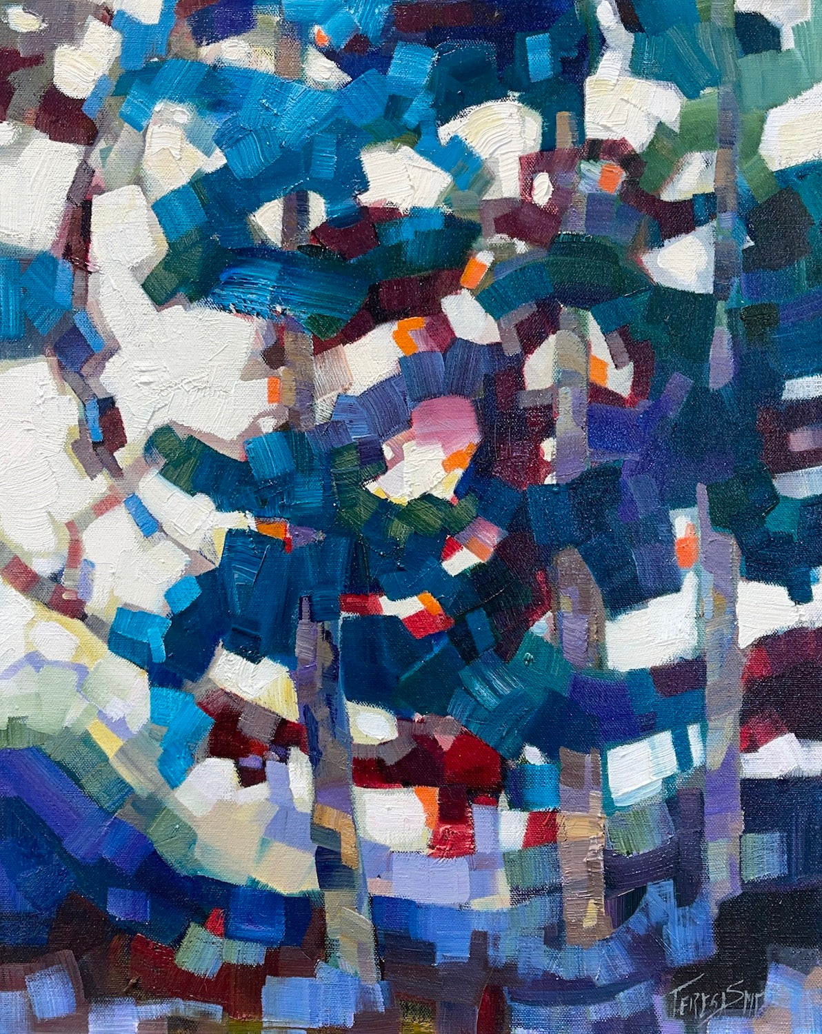 TS-2411 Tree Form 20 x 16 oil on linen