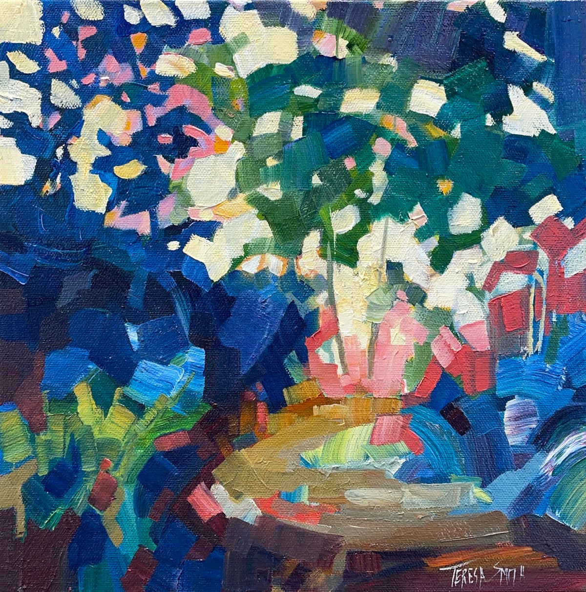 TS-2410 Woodsy Trail 12 x 12 oil on canvas